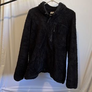 PINK Sherpa mid zip jacket